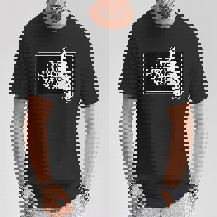 ザ・ホース・フェイス The Horse Face 午年 馬【十二支 干支】2026年 ブランド パロディ Tシャツ 面白い贈り物