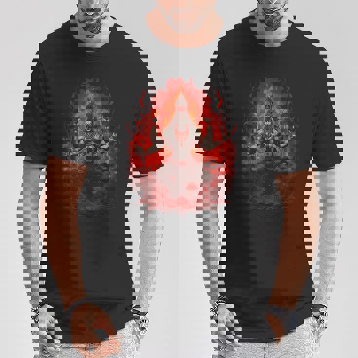シヴァ神 破壊者 火の瞑想 ヒンドゥー教の神 ヒンドゥー教 Tシャツ 面白い贈り物