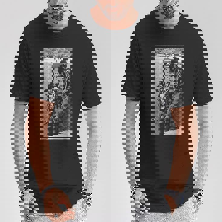 ジャクソン5ポップグループ マイケル・ジャクソン ロンドン 1977 Tシャツ 面白い贈り物