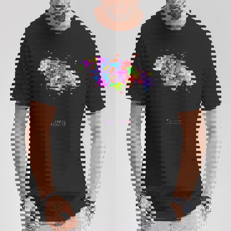 ジャマイカの地図 Tシャツ 面白い贈り物