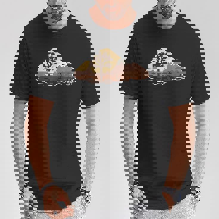 ジョシュア レトロ ボルダー ツリー ファニー ロック クライミング Tシャツ 面白い贈り物