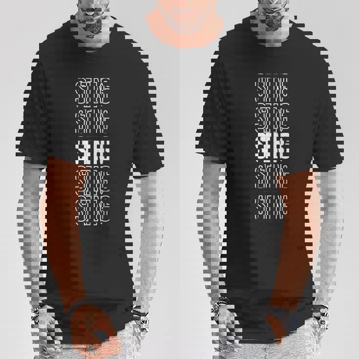 スティング。 Tシャツ 面白い贈り物