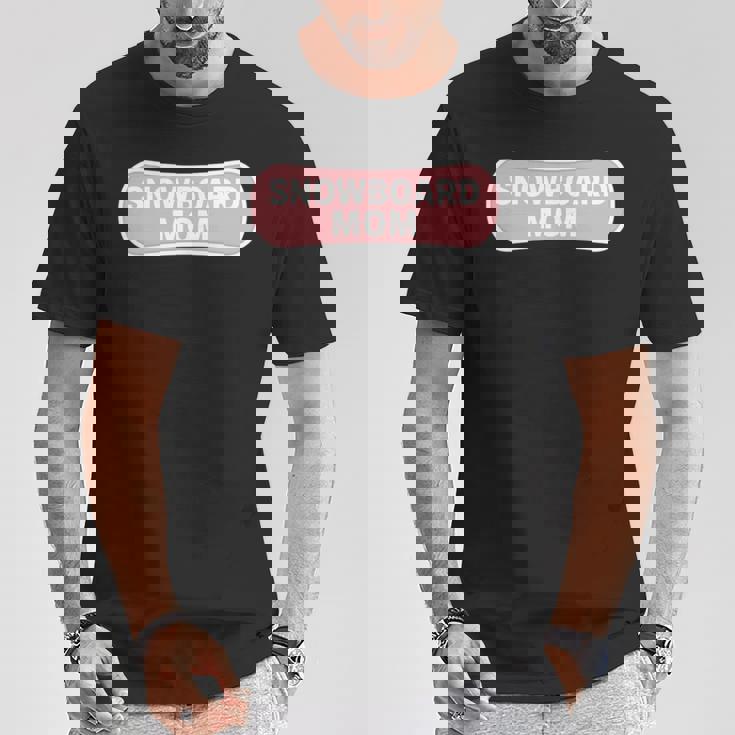 スノーボード ママ スノーボード 母の日 親 ママ ママ 長袖tシャツ Tシャツ 面白い贈り物