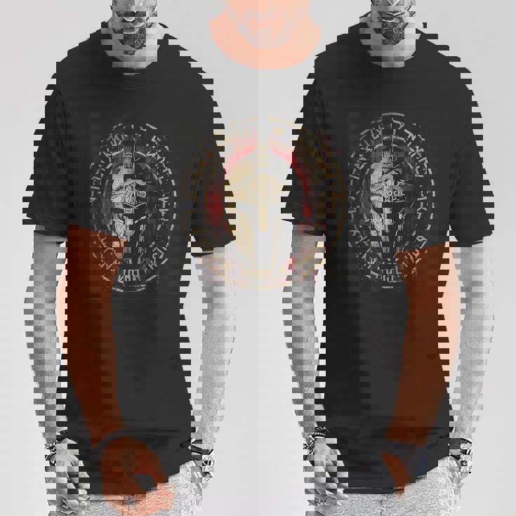 スパルタ スパルタン ファイター ヘルメット レオニダス スパルタン メンズ Tシャツ 面白い贈り物