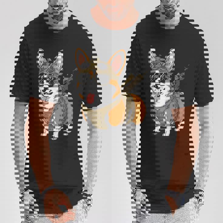 タクティカル コーギー 犬種 戦士 動物 しゃれ ミーム Tシャツ 面白い贈り物