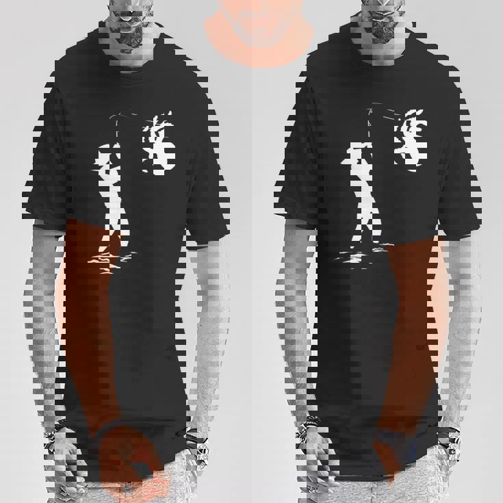 タコ釣り漁師 長袖tシャツ Tシャツ 面白い贈り物