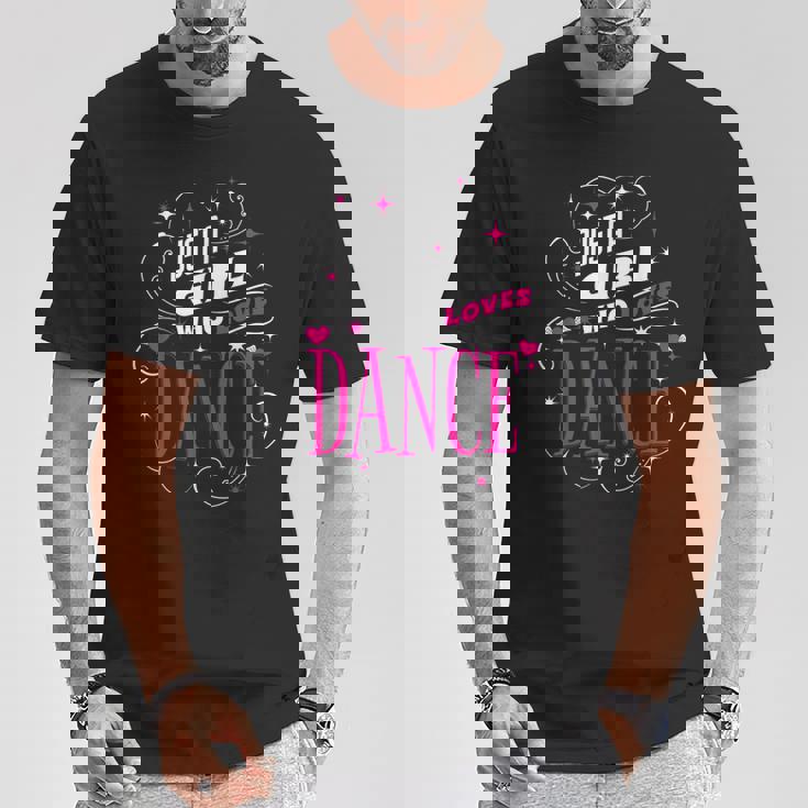 ダンス好きのためのダンスが大好きな女の子だけ Tシャツ 面白い贈り物
