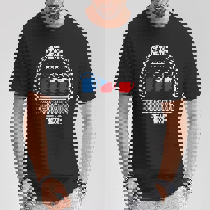 チェコ ライオン プラハ ビール チェコ Tシャツ 面白い贈り物