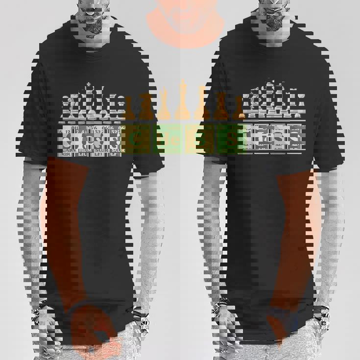 チェス駒 チェスの恋人 チェックメイト ヴィンテージ Tシャツ 面白い贈り物