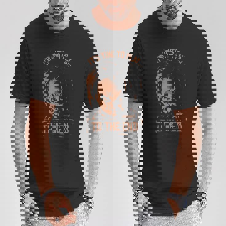 チャッキー It’S Time To Play To The End 長袖tシャツ Tシャツ 面白い贈り物