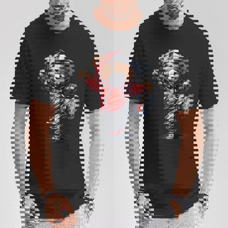 テディ愛好家やキッズダンサーのための面白いクマ Tシャツ 面白い贈り物