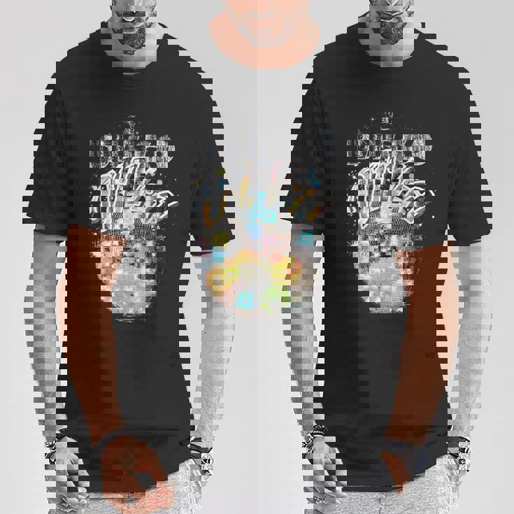 ディスコボール ディスコ ディーバ クイーン 70年代 レトロ ヴィンテージ ダンス Tシャツ 面白い贈り物