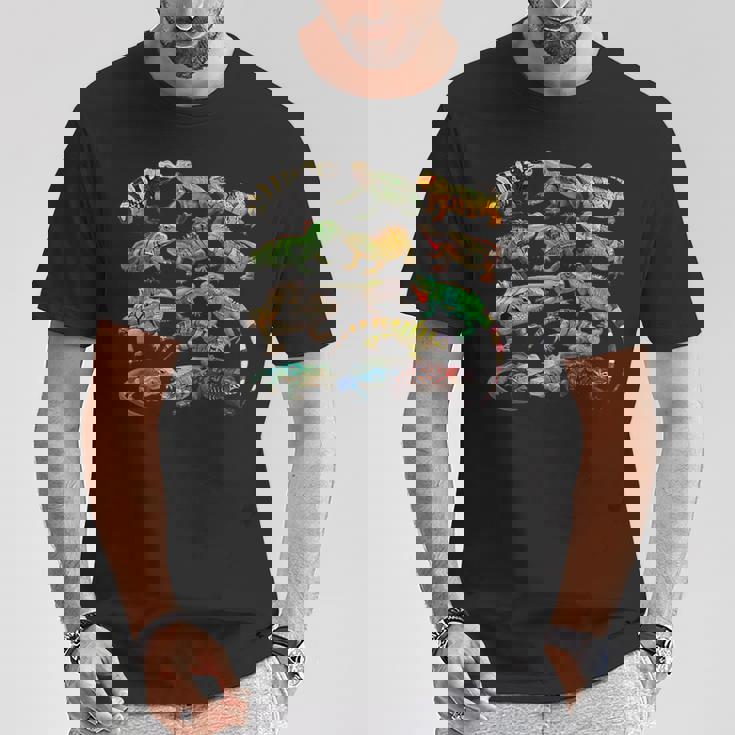 トカゲイグアナ クールな爬虫類タイプ – 男性、女性、男の子、女の子。 Tシャツ 面白い贈り物