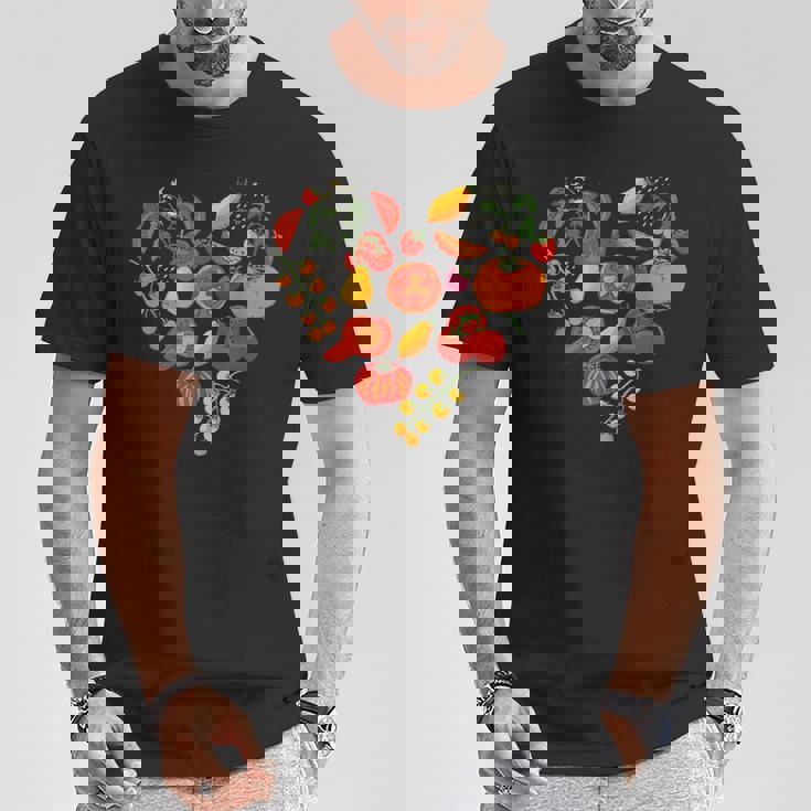 トマトラブ 野菜園芸 トマト Tシャツ 面白い贈り物