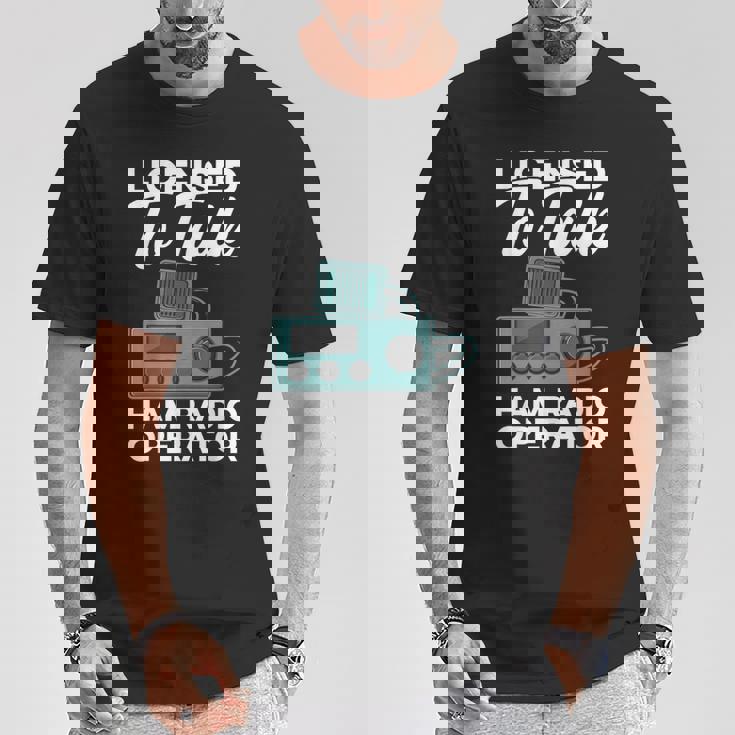 トークハム ラジオオペレーターアマチュア無線 ハム無線機許諾済 Tシャツ 面白い贈り物