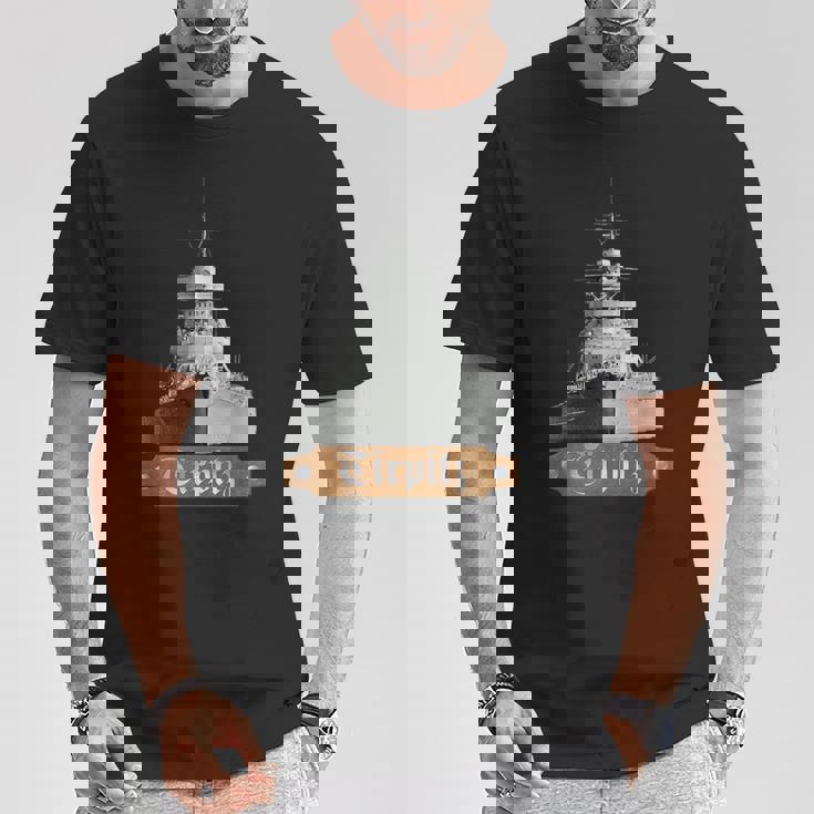 ドイツ戦艦ティルピッツ 第二次世界大戦海軍 Tシャツ 面白い贈り物