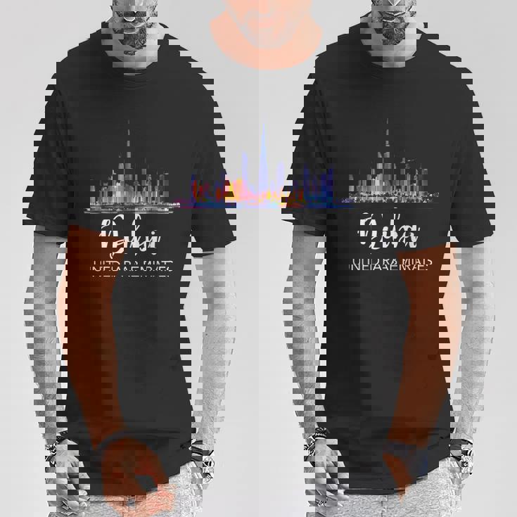 ドバイ お土産 スカイライン Uae アラブ首長国連邦 リマインダー Tシャツ 面白い贈り物