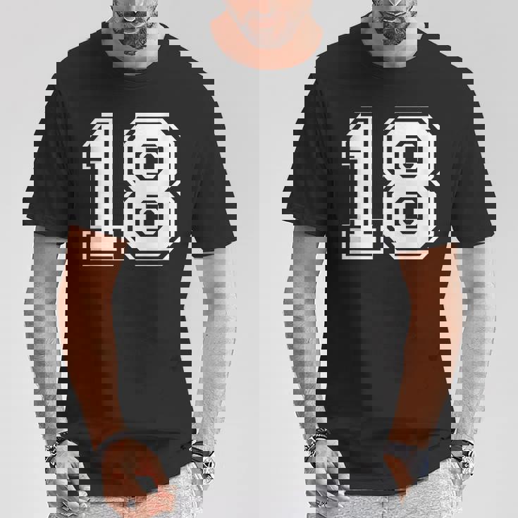 ナンバー18 シャツ Tシャツ 面白い贈り物