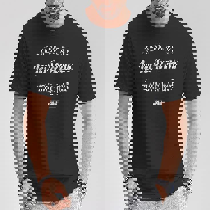 ニューオーリンズ ルイジアナ レトロ ヴィンテージ お土産 La ニューオーリンズ Tシャツ 面白い贈り物