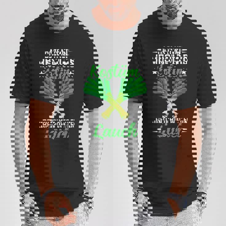 メンズ ネギ コスチューム ジム 風刺 パンパー ニッケルネギ Tシャツ 面白い贈り物