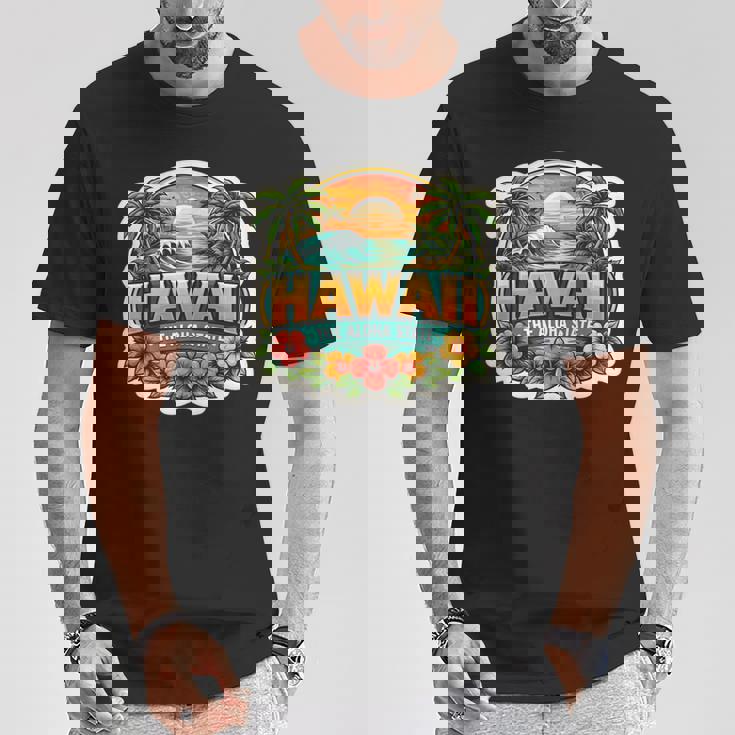 ハワイ アロハ州立大学 お土産 訪問者 記念品 ハワイアン 長袖tシャツ Tシャツ 面白い贈り物