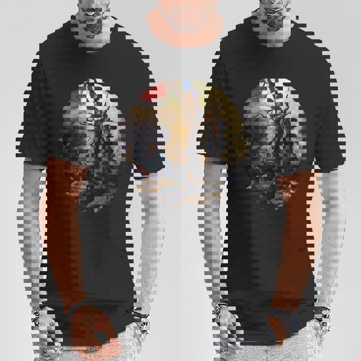 バスティーユを襲うフランス革命 パリ フランス Tシャツ 面白い贈り物