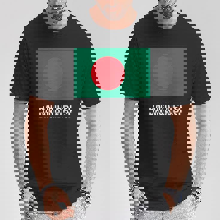 バングラデシュ バングラデシュ国旗 長袖tシャツ Tシャツ 面白い贈り物