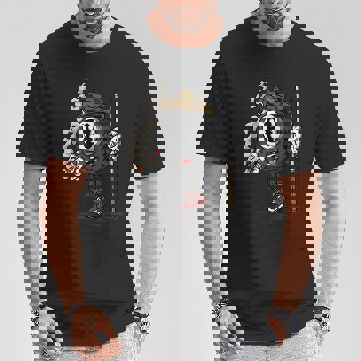 ビリヤードボール 8プールビリヤード Tシャツ 面白い贈り物