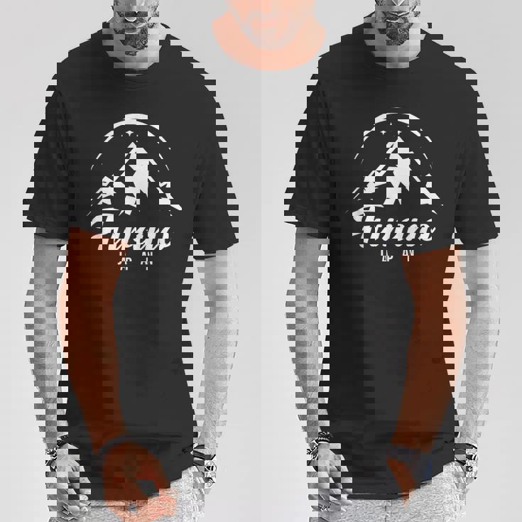 フラノジャパン スキー場 スキー スノーボード Tシャツ 面白い贈り物