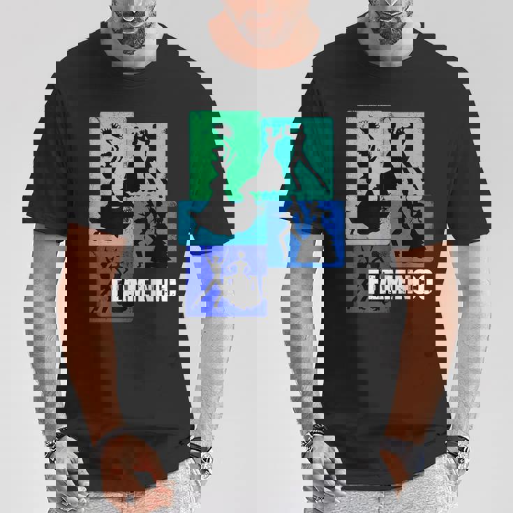 フラメンコダンサー用フラメンコtシャツ レトロメンズフラメンコ Tシャツ 面白い贈り物