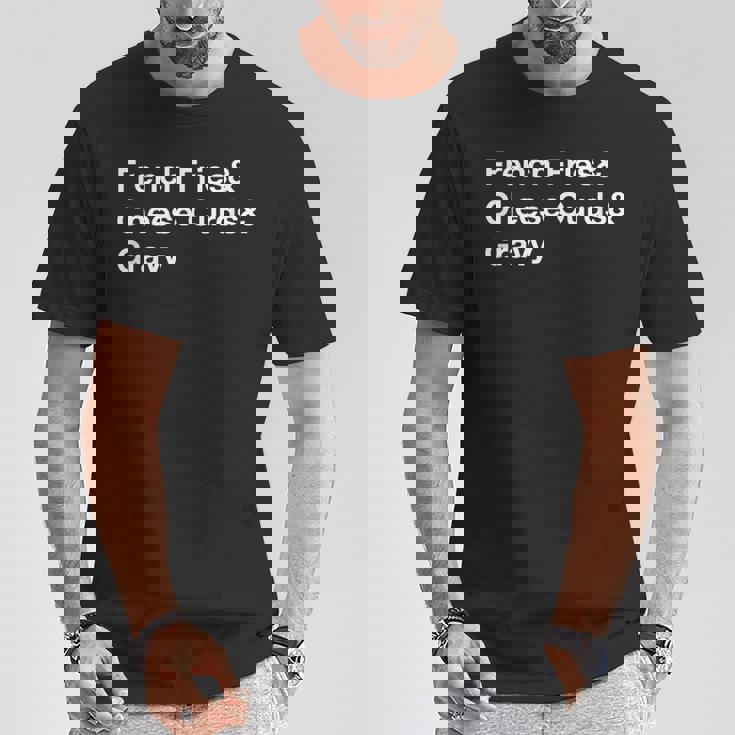 プーチンフライドポテト・チーズカード・グレービー Tシャツ 面白い贈り物