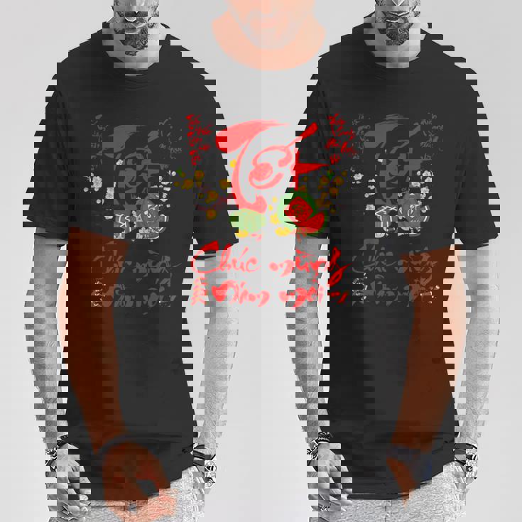 ベトナム新年テトデコレーション チュクムンナムモイ Tシャツ 面白い贈り物