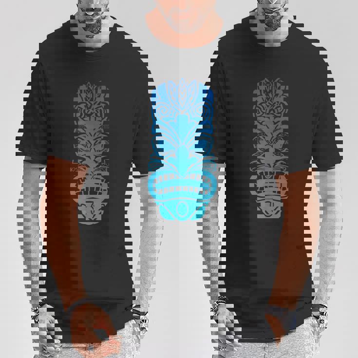 ポリネシア ティキ マオリ ハワイアン トライバル Tシャツ 面白い贈り物