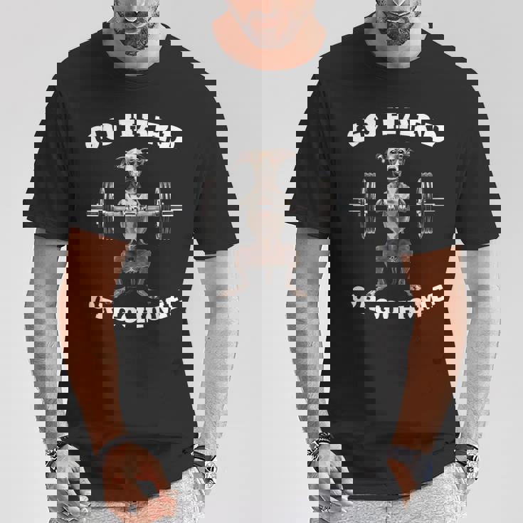 ポンピング ウェイトリフティング おもしろい イタリアングレイハウンド Tシャツ 面白い贈り物