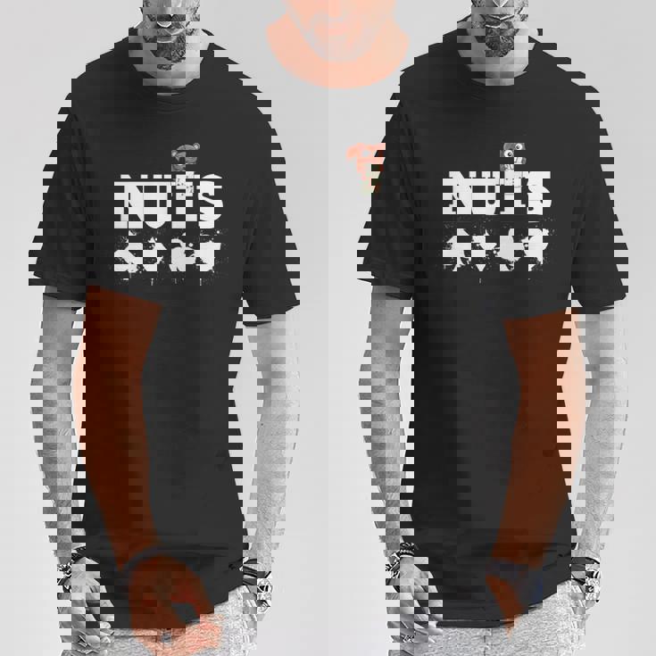 ポーカーデザイン リスの実カードゲーム ポーカーギフト 長袖tシャツ Tシャツ 面白い贈り物