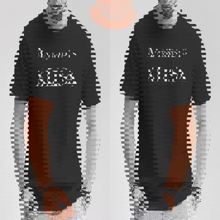 マイ・ネーム・イズ・アリサ Tシャツ 面白い贈り物