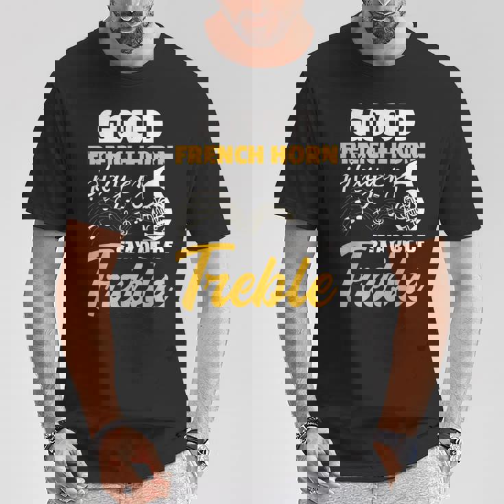 マーチング・フレンチ・ホルンバンド Tシャツ 面白い贈り物