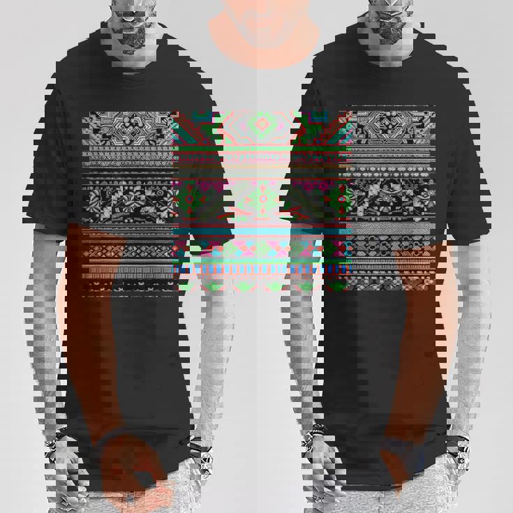 ミャオ族デザイン Tシャツ 面白い贈り物