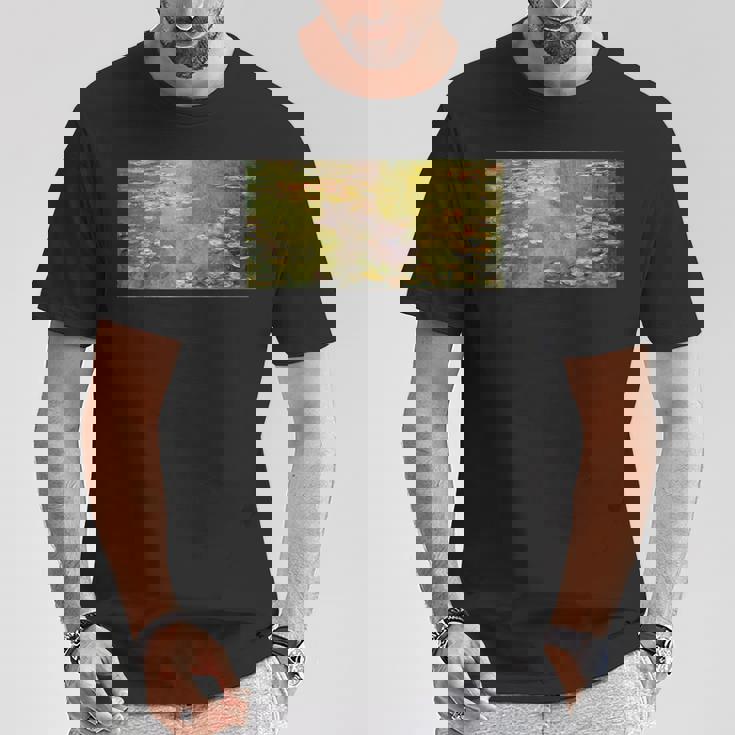 モネの睡蓮 Tシャツ 面白い贈り物