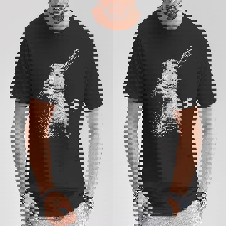 モルモット 野球 スポーツ ペット好き Tシャツ 面白い贈り物