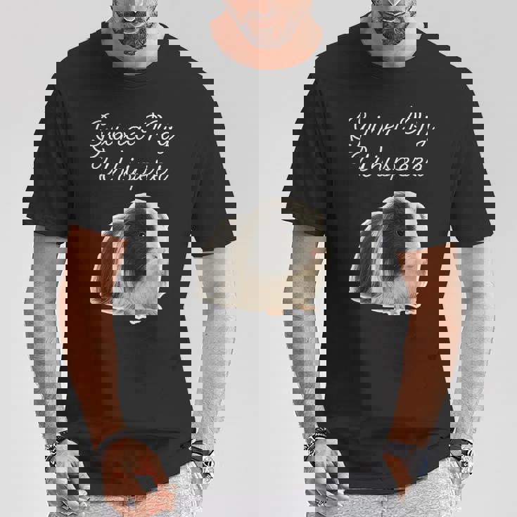 モルモットのささやき-ペルーのモルモット Tシャツ 面白い贈り物