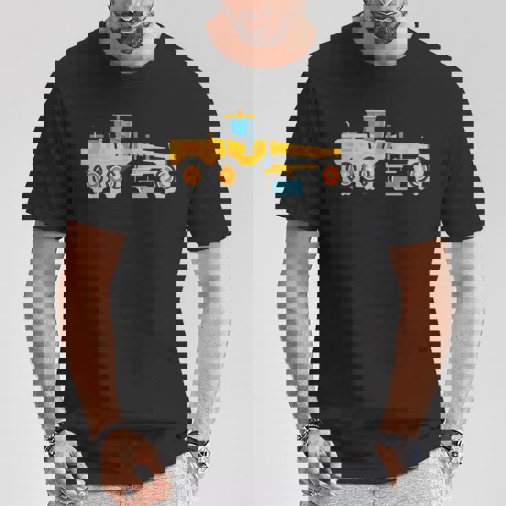 モーターグレーダー大好き、メンズ・ボーイズ・キッズ Tシャツ 面白い贈り物