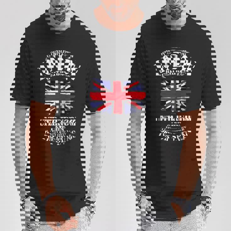 ユニオンジャック 英国の国旗 グレートブリテン ロンドン Union Jack 長袖tシャツ Tシャツ 面白い贈り物