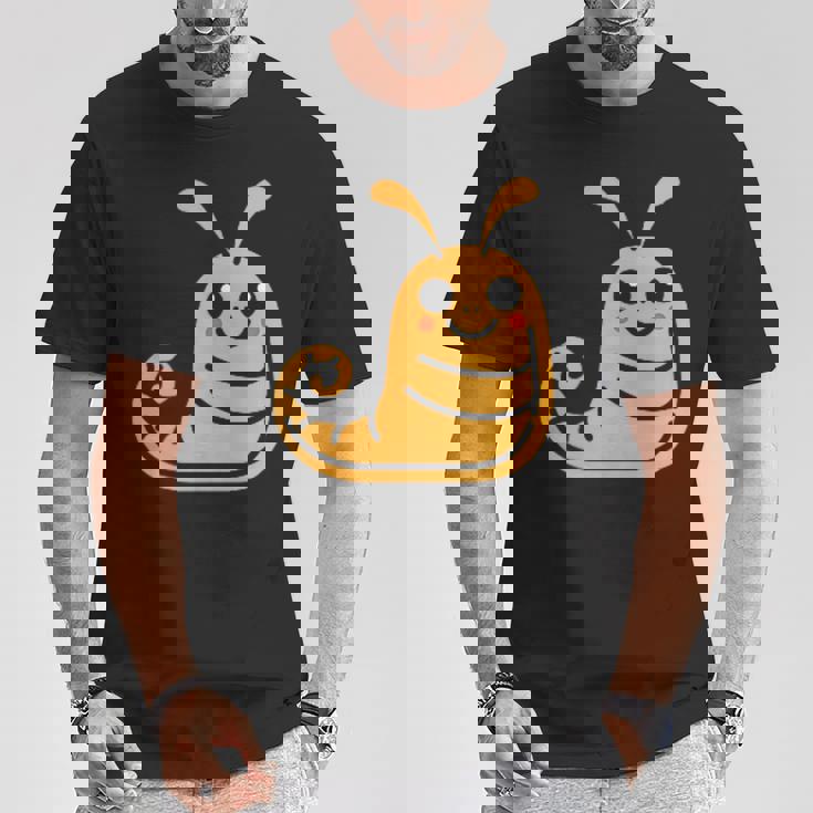 ユーモア ナメクジ 昆虫 かわいい ミニマリスト シンプル ナメクジ Tシャツ 面白い贈り物