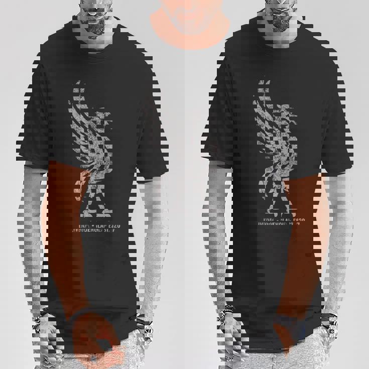 リバプール イングランド Est1207 Colossal Liverbird Grey Age Tシャツ 面白い贈り物