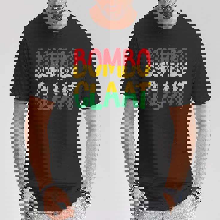 レゲエとジャマイカ Bombo Claat ラスタ ボンボクラット Tシャツ 面白い贈り物