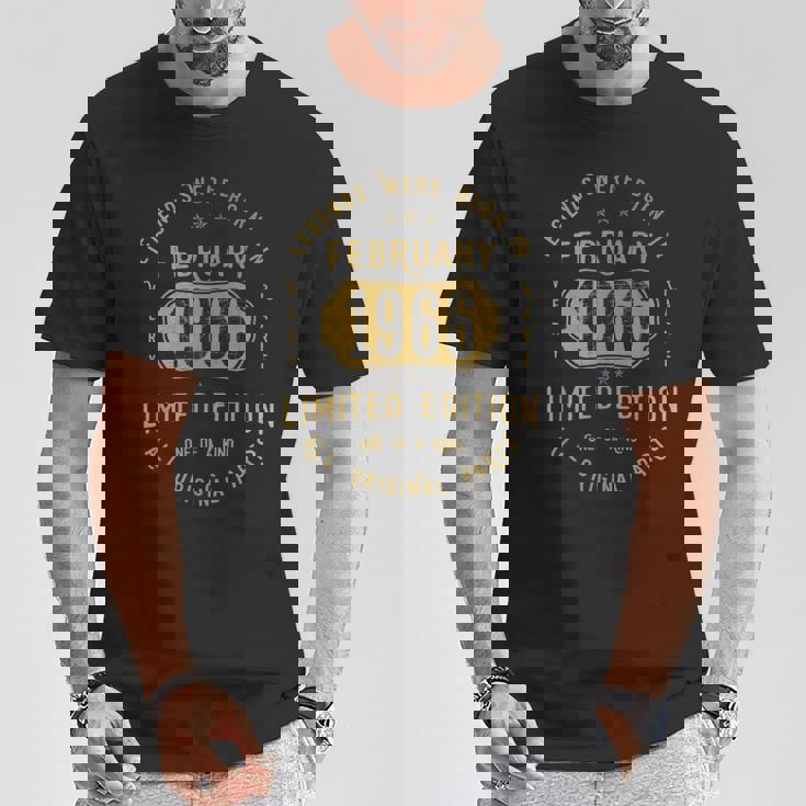 レジェンドは1966年二月生まれ 誕生日 Tシャツ 面白い贈り物