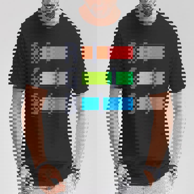 レッド グリーン ブルー Rgb カラー モデル アーティスト Tシャツ 面白い贈り物