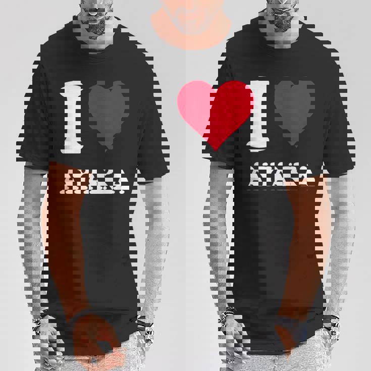 レッドハート 愛あやか Tシャツ 面白い贈り物