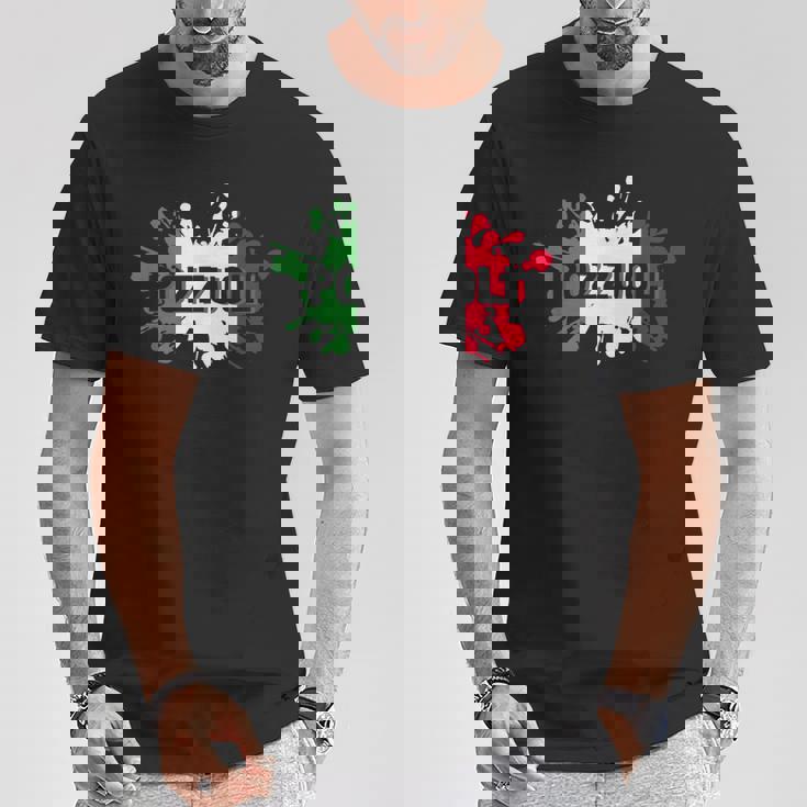 レトロ イタリア シティ ポッツォーリ Tシャツ 面白い贈り物